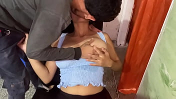 Interracial stepsister and employer engage in passionate sex and cumming